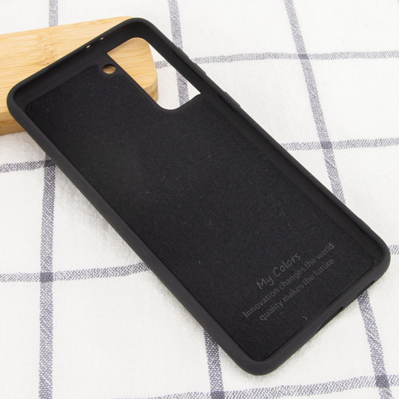 Фото Чехол Silicone Cover Full without Logo (A) для Samsung Galaxy S21 (Черный / Black) в магазине vchehle.ua