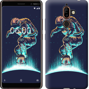 

Чехол Космонавт на скейтборде для Nokia 7 Plus 651750