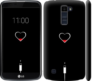 

Чохол Подзарядка сердца для LG K10 / K410 721267