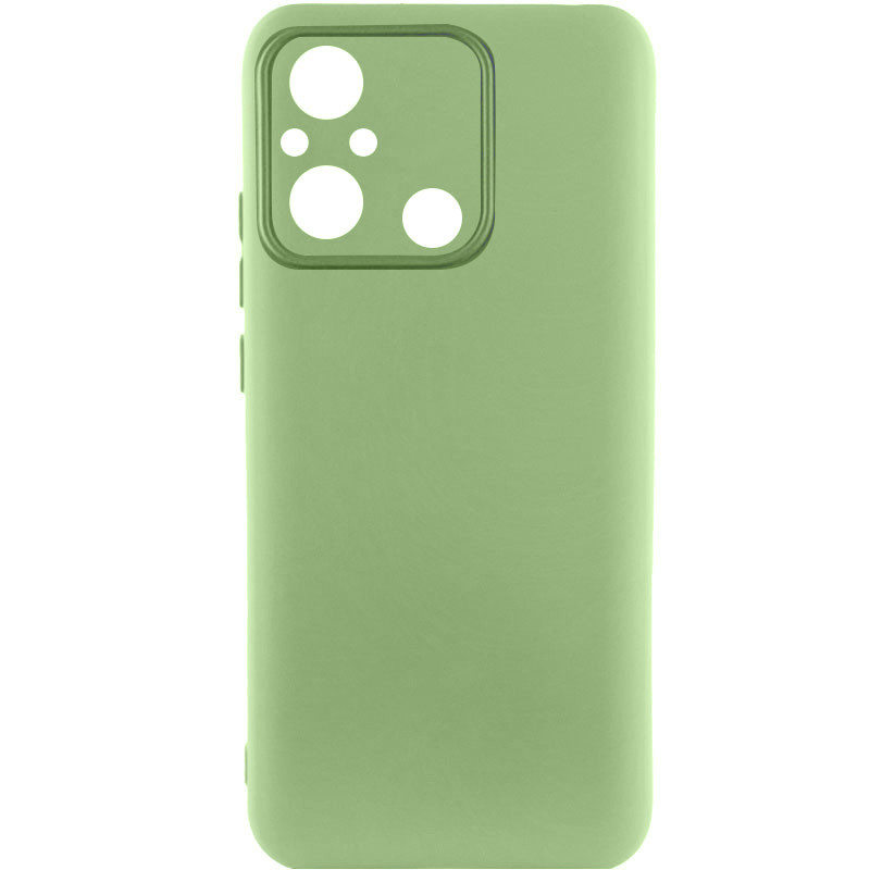 Чехол TPU GETMAN Liquid Silk Full Camera для Xiaomi Redmi 12C (Зеленый / Pistachio)