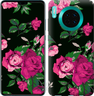 

Чохол Троянди на чорному тлі на Huawei Mate 30 Pro 876013