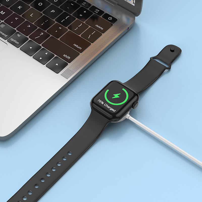 БЗУ BOROFONE BQ13 для Apple Watch (USB-A) (Белый) в магазине vchehle.ua