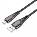 Фото Дата кабель Hoco U133 Monte USB для Type-C (1.2m) (Black) на vchehle.ua