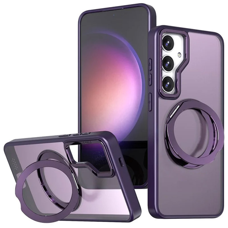 Чехол TPU+PC Aura Fold для Samsung Galaxy S24 FE (Purple)