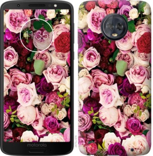 

Чохол Троянди і півонії на Motorola Moto G6 Plus 764525