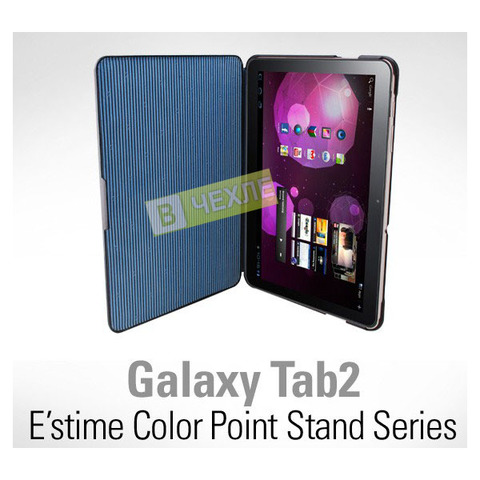 Кожаный чехол Zenus Estime Color Point (Коричевый) для Samsung Galaxy Tab 2 P7500 (Коричневый) в магазине vchehle.ua