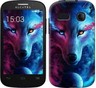 

Чохол Арт-вовк на Alcatel One Touch Pop C3 4033D 248744