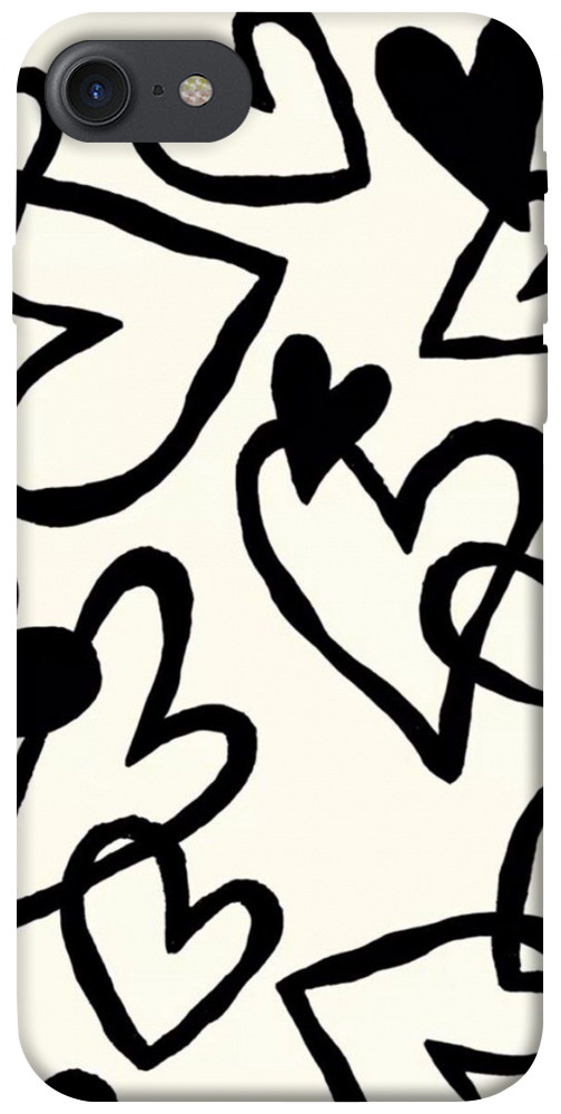 

Чехол Black heart для iPhone 8 (4.7") 1098312