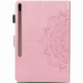Фото Шкіряний чохол Art Case з візитницею для Samsung Galaxy Tab S7 (Рожевий) на vchehle.ua