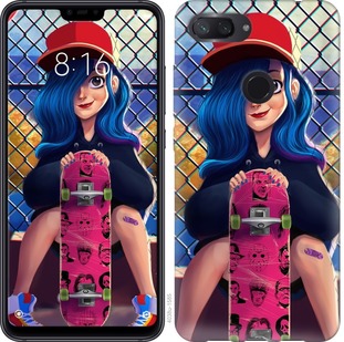 

Чохол Прикольна дівчинка зі скейтбордом на Xiaomi Mi 8 Lite 690913