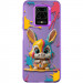 TPU+PC чохол TakiTaki Graffiti magic glow на Xiaomi Redmi Note 9s / Note 9 Pro / Note 9 Pro Max (Funny bunny / Purple)