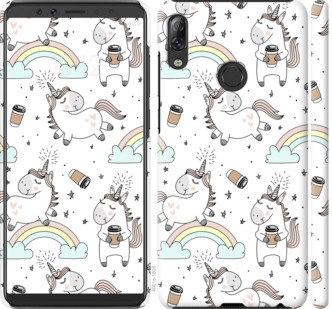 

Чехол Единорог и кофе для Lenovo K5 Pro 840804