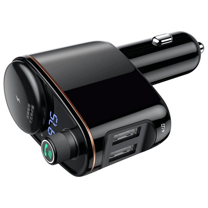 Купить АЗУ FM модулятор Baseus S-06 OS (CCHC00000) (Black) на vchehle.ua