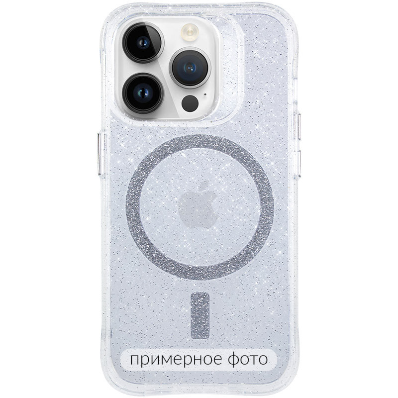 Чохол TPU Radiance with Magnetic safe для Apple iPhone 16 (6.1") (Clear)