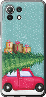 

Чехол Машина с подарками для Xiaomi Mi 11 Lite 1671811