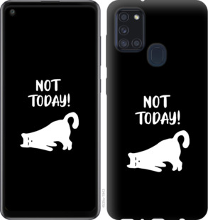 

Чехол Уставший кот для Samsung Galaxy A21s A217F 933116