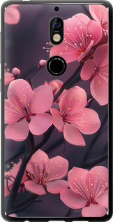 Чехол Пурпурная сакура для Nokia 7