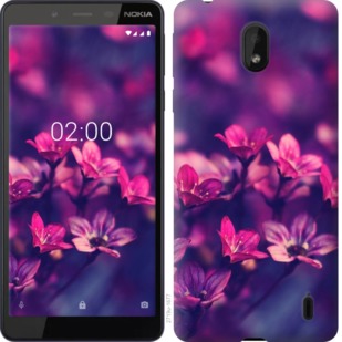 

Чохол Пурпурні квіти на Nokia 1 Plus 762914