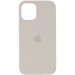 Уценка Чехол Silicone Case (AA) для Apple iPhone 12 Pro / 12 (6.1") (Эстетический дефект / Бежевый / Antique White)