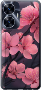 Чехол Пурпурная сакура для Realme C55