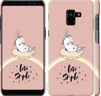 

Чехол Единорожка в пончике для Samsung Galaxy A8 Plus 2018 A730F 719157