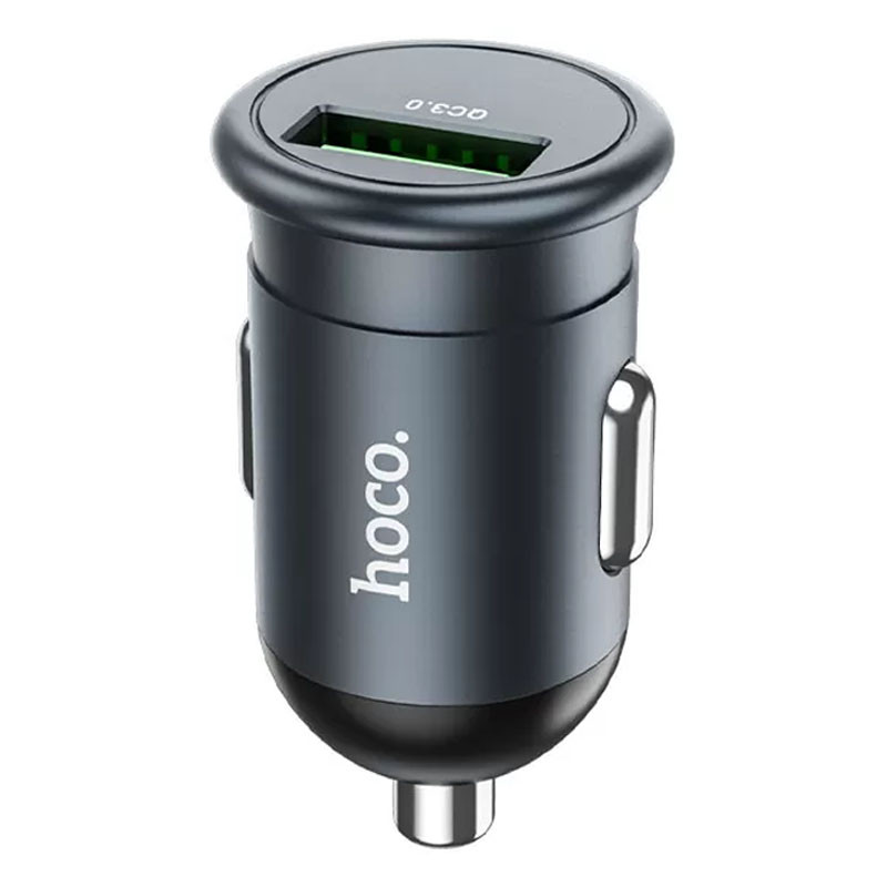 АЗП Hoco Z43 Mighty QC3.0 18W (1USB-A) (Сірий)