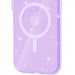 Чехол TPU Galaxy Sparkle (MagFit) для Apple iPhone 16 (6.1") (Purple+Glitter) в магазине vchehle.ua