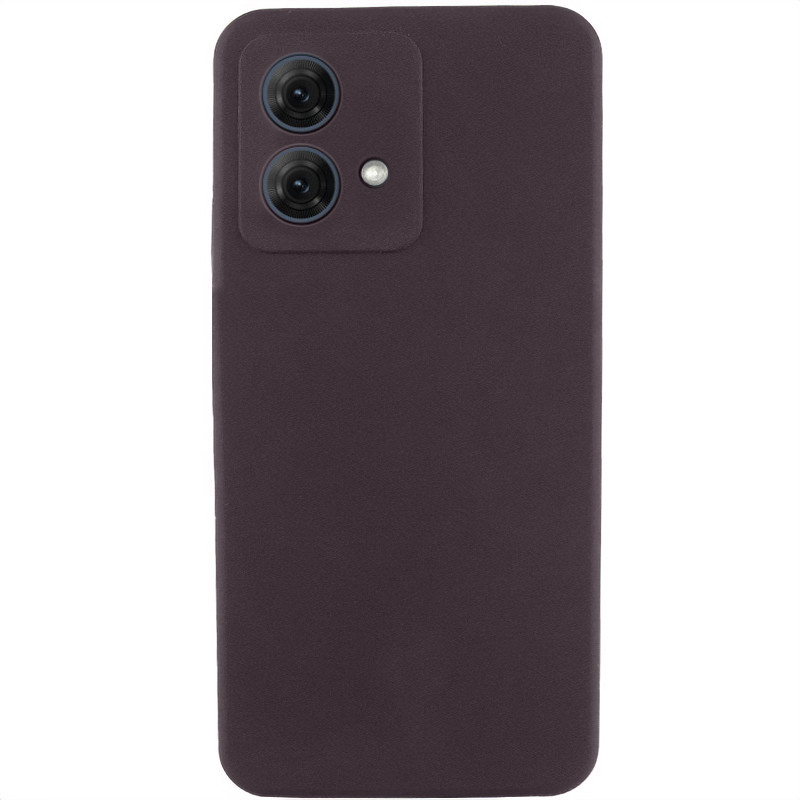 Чехол Silicone Cover Lakshmi Full Camera (AA) для Motorola Moto G84 (Шоколадный / Chocolate)