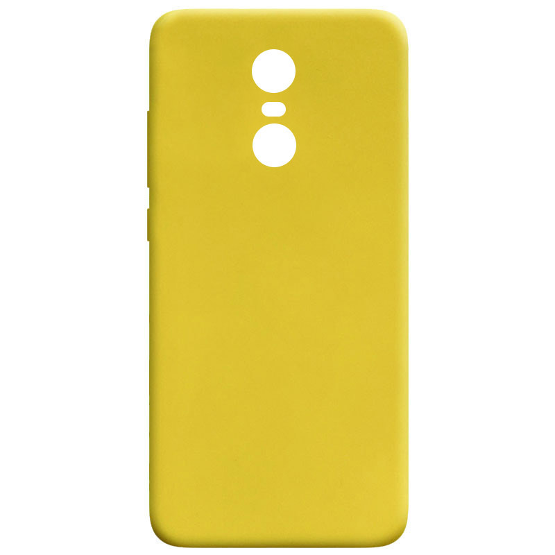 

Силіконовий чохол Candy на Xiaomi Redmi 5 Plus / Redmi Note 5 (SC) (Жовтий) 1086793