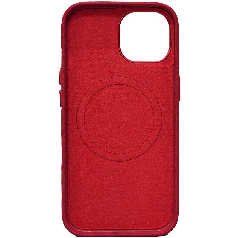 Фото Чехол Denim with Magnetic safe для Apple iPhone 14 Pro Max (6.7") (Red) в магазине vchehle.ua