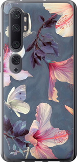 

Чехол Нарисованные цветы для Xiaomi Mi Note 10 Pro 875452