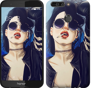 

Чехол Девушка на стиле для Huawei Honor 8 Pro 643941