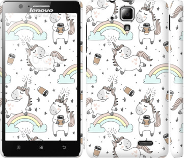 

Чехол Единорог и кофе для Lenovo A536 840766