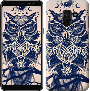 

Чехол Узорчатая сова для Samsung Galaxy A8 2018 A530F 627254
