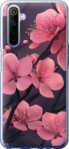 Чехол Пурпурная сакура для Realme 6
