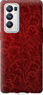 

Чохол Чохол цвета бордо для Oppo Reno5 Pro Plus 1176652