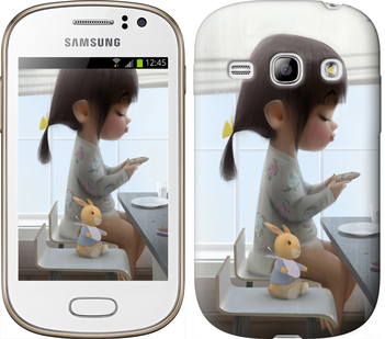 

Чехол Милая девочка с зайчиком для Samsung Galaxy Fame S6810 636470