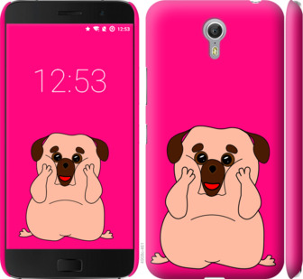 

Чехол Весёлый мопс для Lenovo ZUK Z1 928398