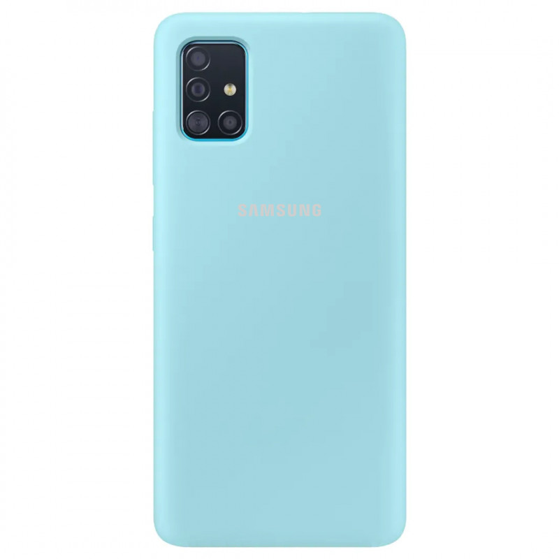 

Чехол Silicone Cover Full Protective (AA) для Samsung Galaxy A51 (Бирюзовый / Ice Blue) 871036