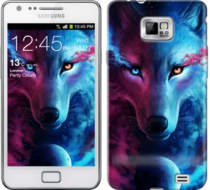 Чохол Арт-вовк на Samsung Galaxy S2 i9100
