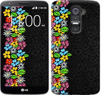 

Чехол цветочный орнамент для LG K8 K350E 102283