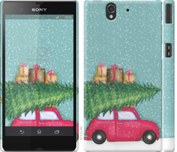 

Чехол Машина с подарками для Sony Xperia Z C6602 867526