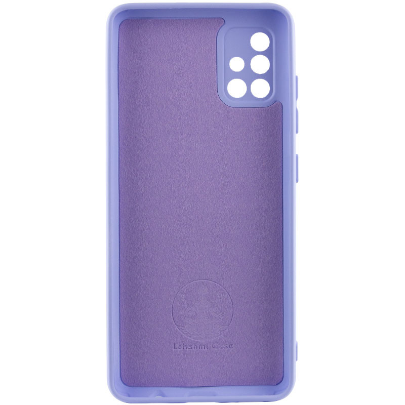 Фото Чохол Silicone Cover Lakshmi Full Camera (AA) на Samsung Galaxy A51 (Бузковий / Dasheen) на vchehle.ua