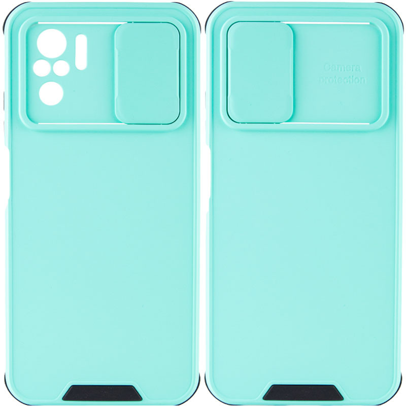 

TPU+PC чохол Lens series для Xiaomi Redmi Note 10 (М'ятний) 1213083