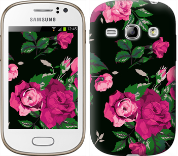 

Чохол Троянди на чорному тлі на Samsung Galaxy Fame S6810 546874