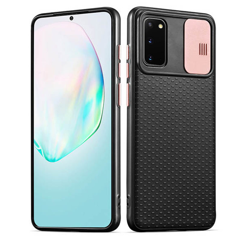 

Чехол Camshield Black TPU со шторкой защищающей камеру для Samsung Galaxy S20 (Черный / Rose Gold) 906668