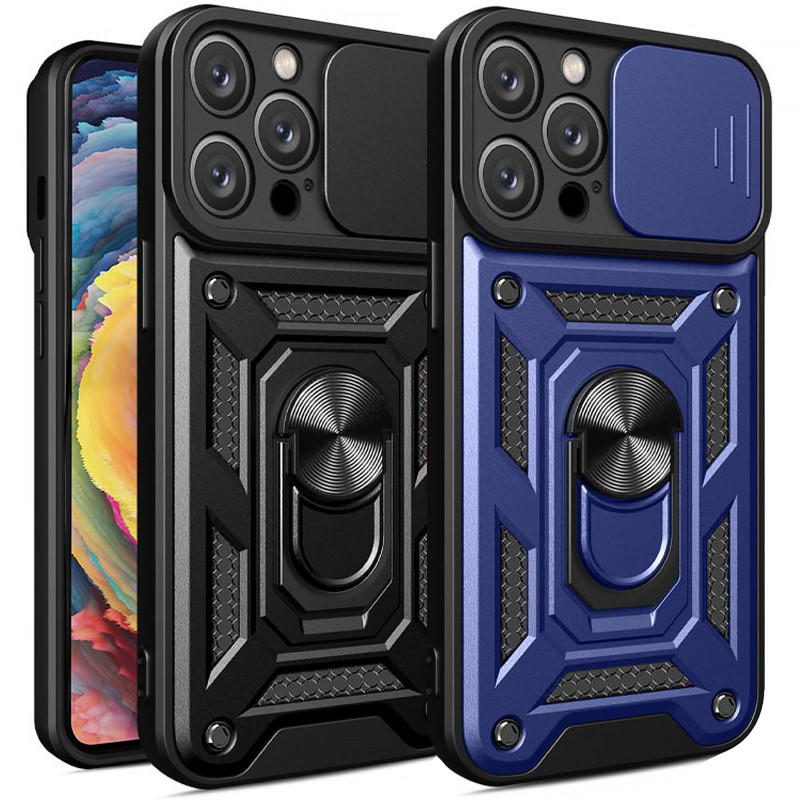 Ударопрочный чехол Ummi Camshield Serge Ring для Apple iPhone 14 Pro (6.1")