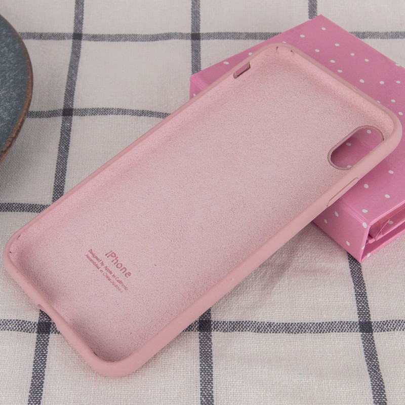 Фото Чохол Silicone Case Full Protective (AA) на Apple iPhone XS Max (6.5") (Рожевий / Pink Sand) в маназині vchehle.ua