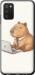 Чехол Funny Capybara CEO Working для Samsung Galaxy A03s A037F