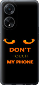 Чехол Don't touch the phone для Oppo A98
